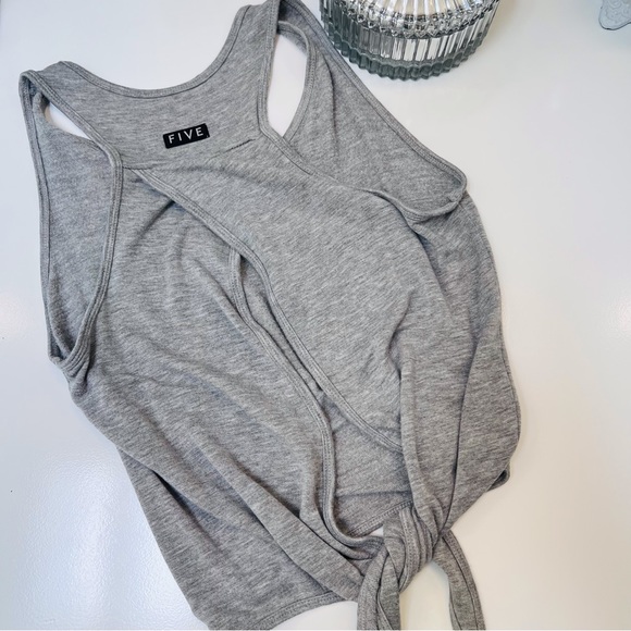 Five Dancewear “It’s a Wrap” Dance Top Gray AXS EUC! - Picture 3 of 6